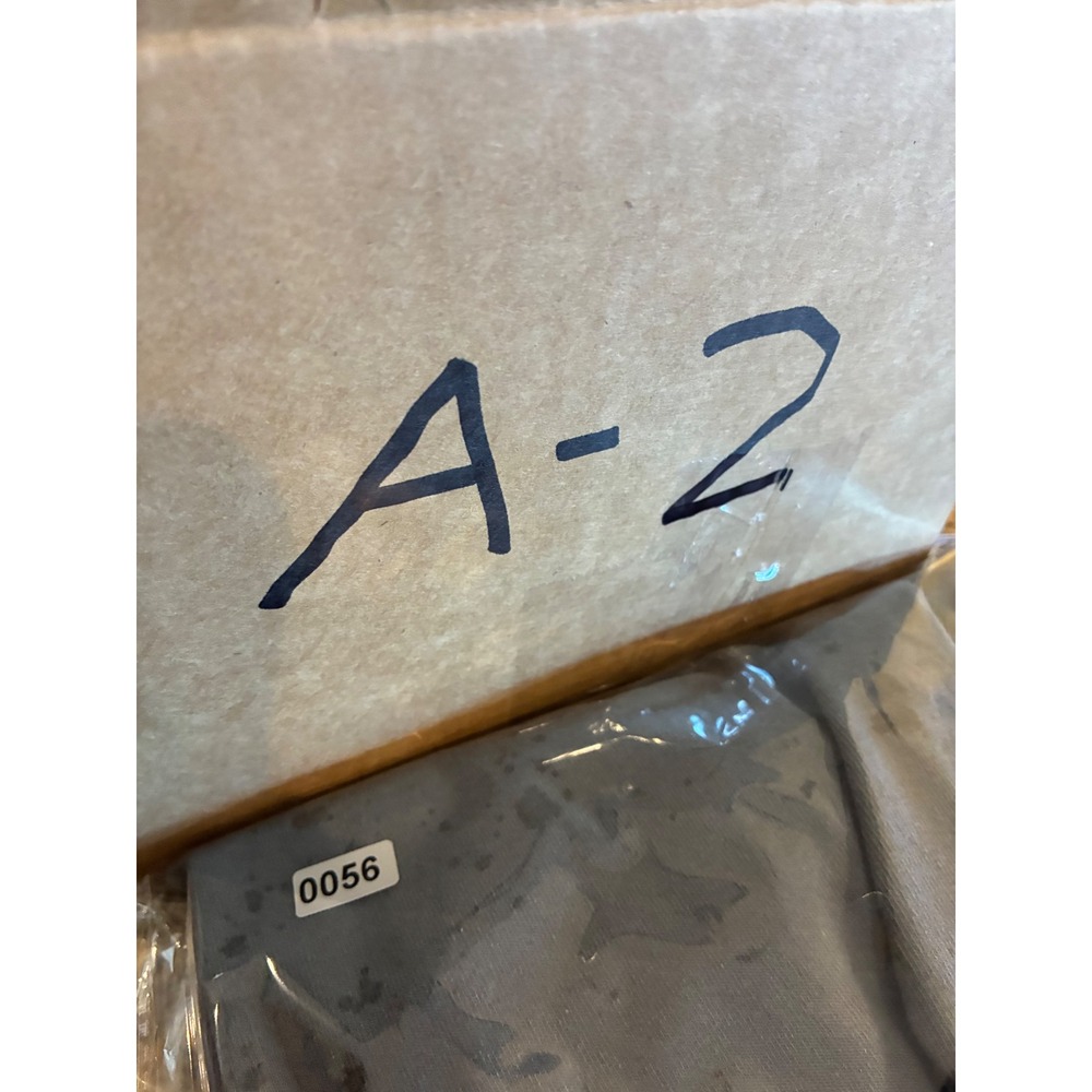 ACDC Graphic T-Shirt Blue Splatter Raw Hem Cropped Boxy Rock Band Tee Mens M - Picture 6 of 6